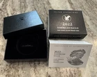 2022 W American Silver Eagle Proof **Box And COA Only**