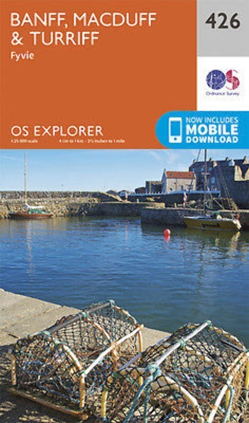 Banff Macduff and Turriff Explorer Map 426 Ordnance Survey 2015