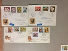 Four Hungary FAUNA fdc-two sets