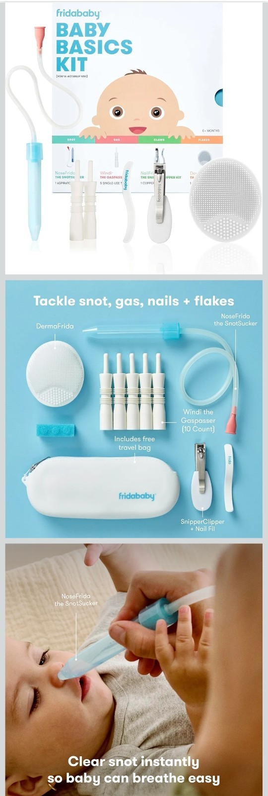 Fridababy Baby Basics 6 Piece Kit