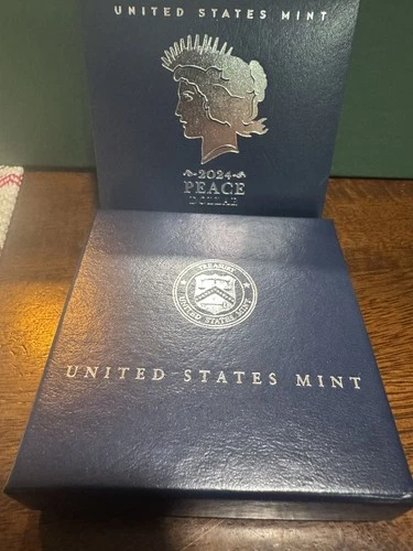 2024 S Peace Silver Dollar Proof with COA and Box