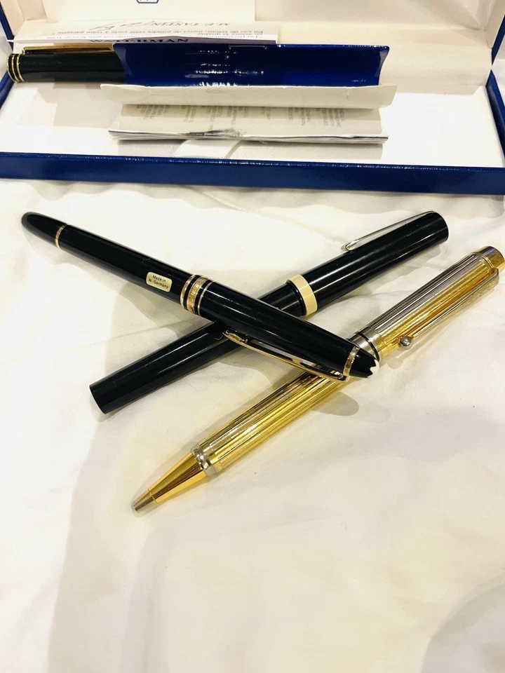 LOTE PLUMAS ESTILOGRÁFICAS SURTIDAS MONTBLANC PARKER MONTEGRAPPA SCRIVEINER CROSS Foto 2 de 4