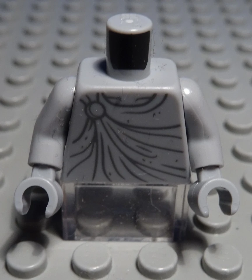 Lego Figur Zubehör Oberteil Torso new Grau mit Dekor aus Harry Potter - Bild 1 von 1