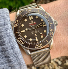 Omega Seamaster 007 Edition Titanium Divers Wristwatch Ref. 210.90.42.20.01.001