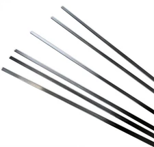 6pcs 1x5mm Length 420mm Flat Carbon Fiber BarsPultruded Carbon Fiber Strips