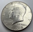 1964 Kennedy Half Dollar 90% Silver R40