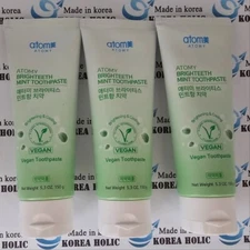 ATOMY Brighteeth Mint Toothpaste 150g x 3EA Vegan Toothpaste Made in korea NEW