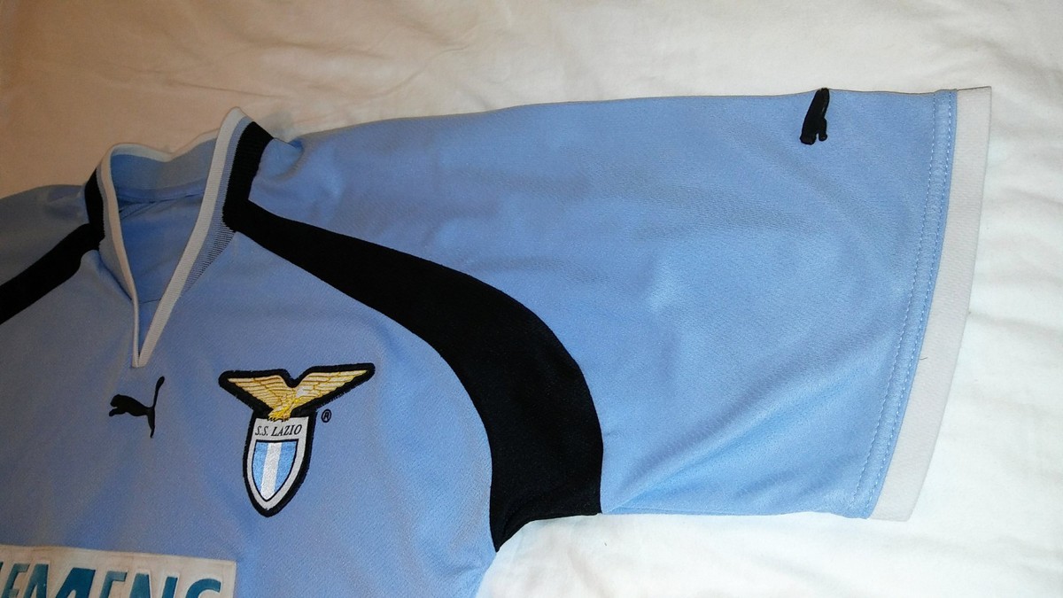 2000 SS LAZIO PUMA L XL ITALY JERSEY ROME Azzurri M XXL