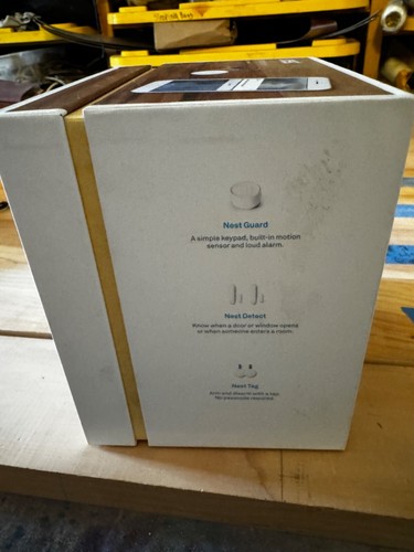 Paquete de inicio de sistema de alarma seguro Nest - ¡genuino nuevo sellado! Blanco - Imagen 5 de 7