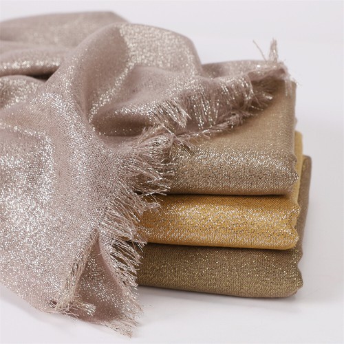 Maxi Bufanda Elegante Chal Hilo Brillante Cubreshoulder Estola Ceremonia - Imagen 2 de 17