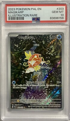 PSA 10 GEM 2023 Pokémon Paldea Evolved Magikarp #203 Special