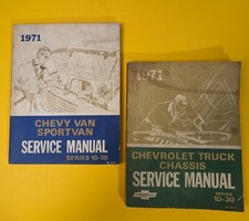 Chevrolet Shop Manuals - Van Sportvan Truck Chassis - 1971 Chevy Repair 10-30