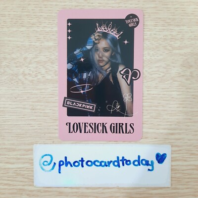 BLACKPINK lovesick girls YG特典 トレカセット BLACKPINK LOVESICK GIRL PLAYING CARD YG SELECT POB PRE-ORDER