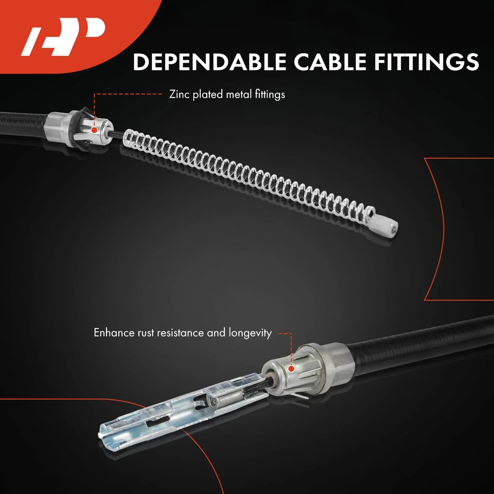 Cable de freno de estacionamiento trasero derecho para Chevy Venture Pontiac Montana Olds Silhouette Foto 4 de 4