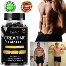 Creatine Capsules Helps Improve Muscle Endurance And Explosive Power 120 Capsule