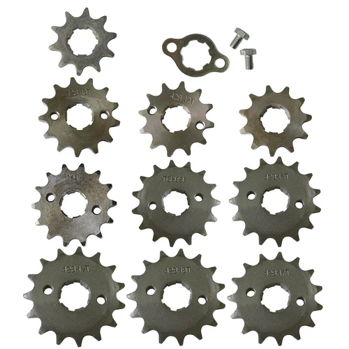 428 Chain 20mm 10T to 19T Front Sprocket For 125cc ATV Pit Dirt Quad Bike Part.