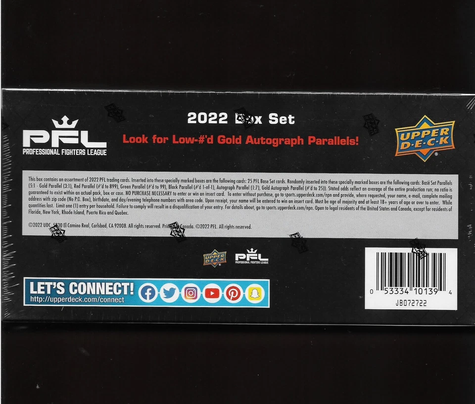 2022 Upper Deck Professional Fighters League PFL Factory Set (Box) - Image 2 of 4