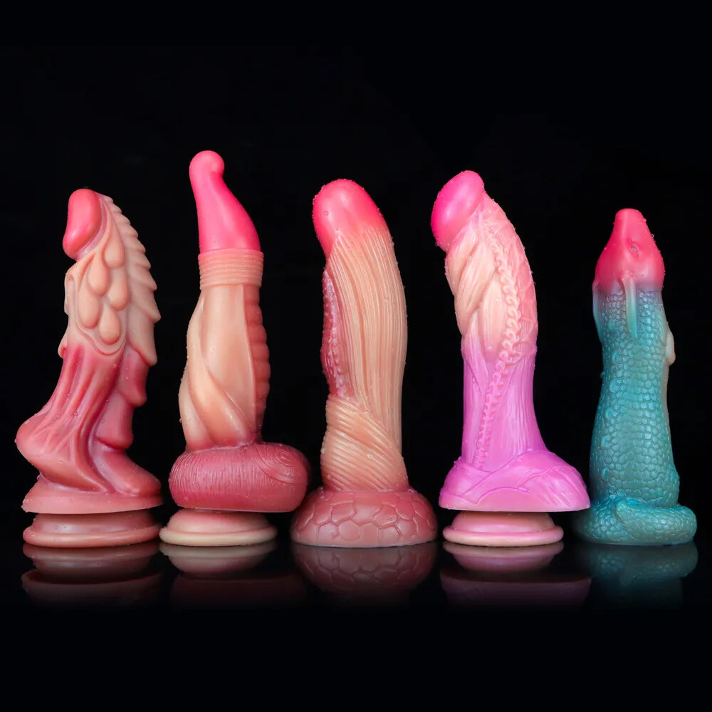 Soft Silicone Penis Alien Dildo G-spot Suction Cup Adult Sex Toys | eBay