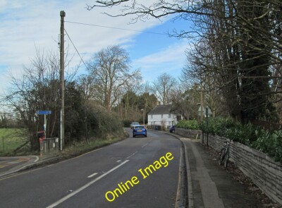Photo 6x4 Great Shelford: Granham's Road The road leads over White Hill t c2013
