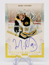 2011-12 Panini Titanium - Private Signings #SAV - Marc Savard
