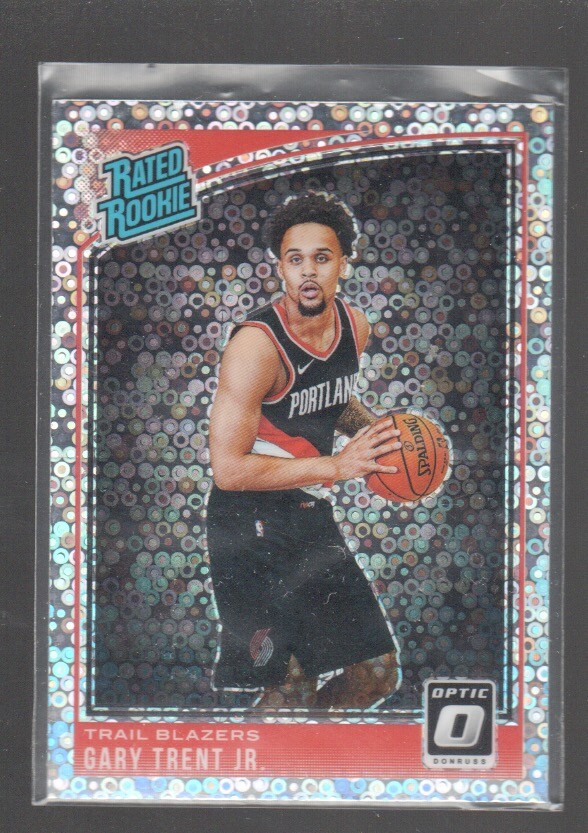 GARY TRENT JR. 2018-19 PANINI DONRUSS OPTIC FAST BREAK PRIZM RATED ROOKIE #199