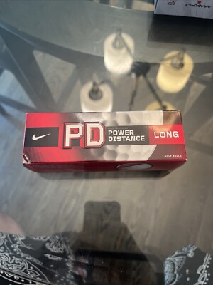 1 Pack of 3 NIKE Precision PD Long Power Distance Golf Balls (3 Balls Total)