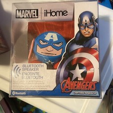 Captain America Rechargeable Bluetooth Speaker Marvel iHome - New in Box