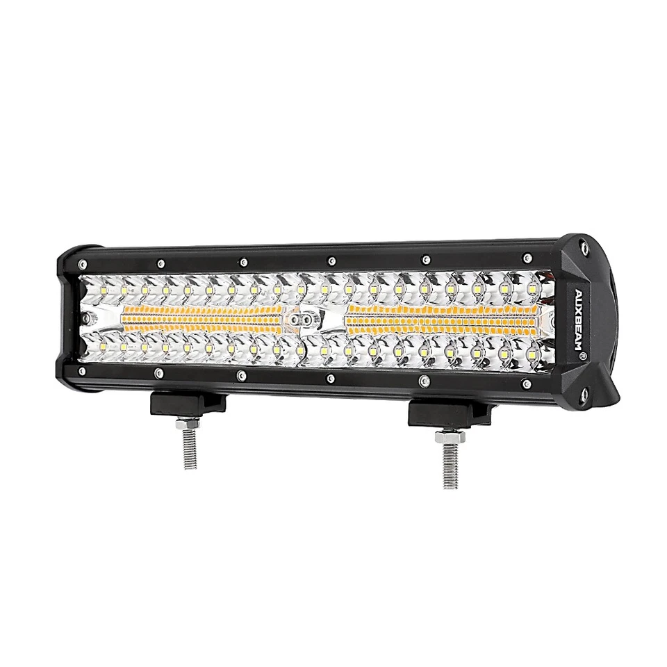 AUXEBAM Barra de Luz LED Ámbar Blanco Estroboscópico Vainas de Luz LED para Chevy Impala Foto 2 de 4