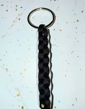 ONE (1) Paracord Keychain FOB 550 Cord USA Custom Colors! BOX KNOT TJPARACORD