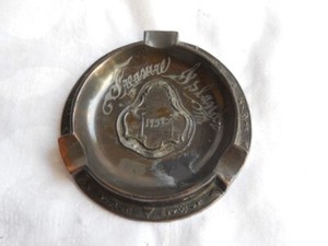 1939 TREASURE ISLAND Bronze Ashtray ~ Golden Gate Intl. Exposition San Francisco