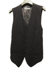 EMPORIO ARMANI Weste Crêpe reine Wolle 100% ...
