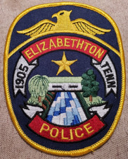 TN Elizabethton Tennessee Police Patch