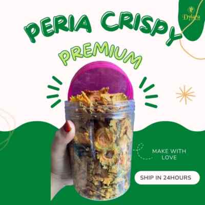Hot Side Meal Crispy Fried Bitter Gourd Crunchy, CONSERVE 1 set in 2 bottles