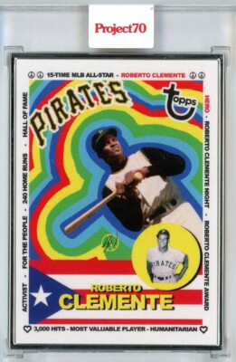 2021 TOPPS PROJECT 70 - ROBERTO CLEMENTE WOTHERSPOON - AP 03/51 SILVER FRAME #18