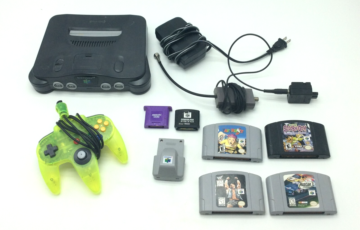 1996 NINTENDO 64 NUS-001 4 Games & Remote -AS-IS- | eBay