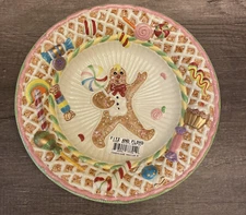 Fitz And Floyd Candy Lane 10 Inch Bowl
