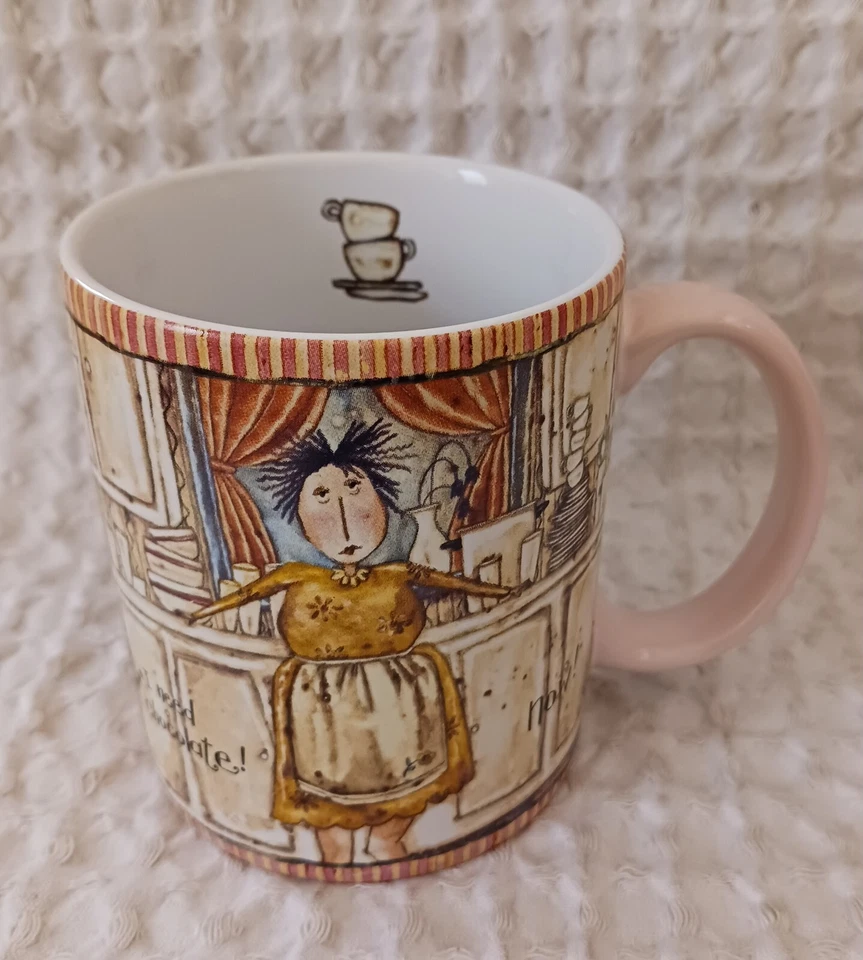 Lang Coffee Mug I NEED CHOCOLATE NOW Karen H. Good Gift Idea Novelty Fun - Image 3 of 4