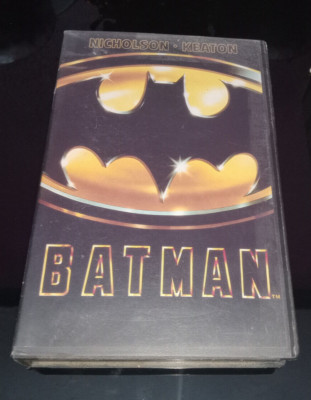 BATMAN 1989 TIM BURTON EDICION CAJA GRANDE BIG CASE VHS SPAIN COLLECTOR RARE ESP