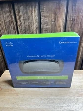 Linksys by Cisco Wireless-N Home Router Model WRT120N 4-Port 10/100 Ethernet