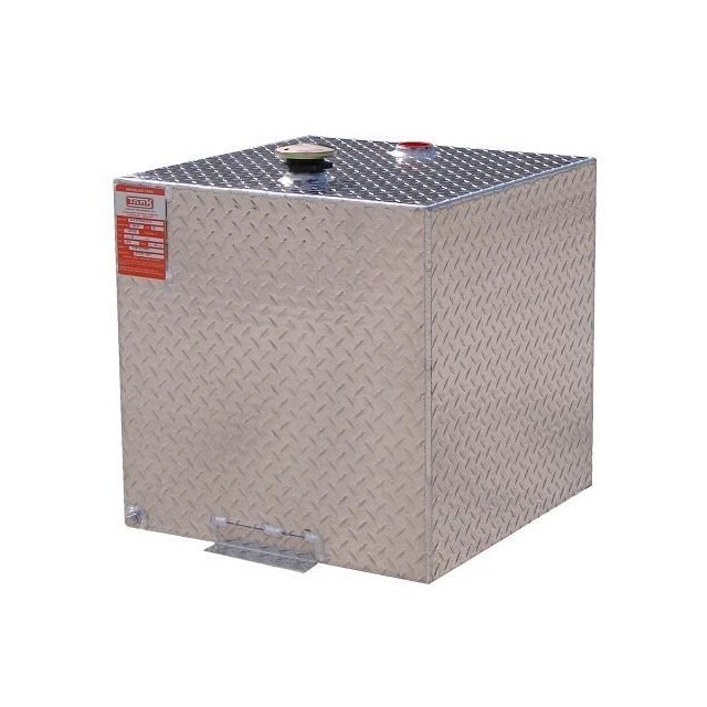Aluminum Tank Industries 55 Gal Rectangle Aluminum Fuel Transfer Tank