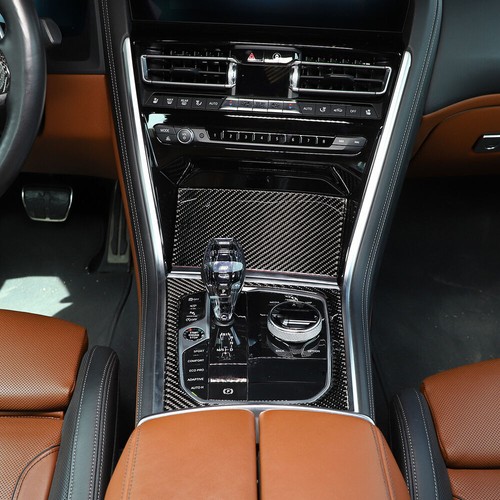Carbon Fiber Center Console Storage Box Panel Trim For BMW 8 Series G14G15 2019+ - Picture 9 of 12