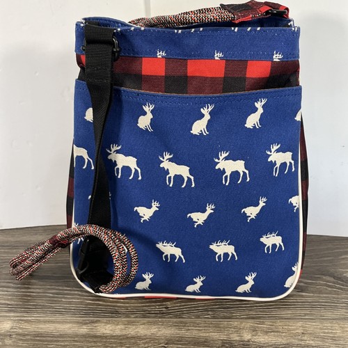 KAVU Keepsake Rack N Roll Rope Sling Shoulder Bag Crossbody Purse Moose - Picture 3 of 10
