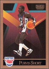 1990 Purvis Short Skybox BASKETBALL #185 New Jersey Nets