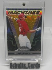 2019 Panini Prizm PAUL GOLDSCHMIDT Machines TRUE GOLD PRIZM SSP #'d/10 RARE HOF