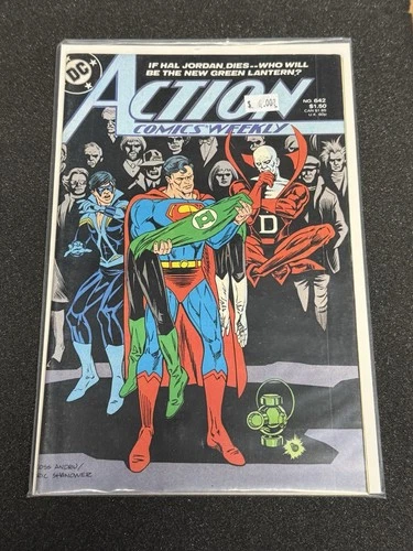 Superman DC Action Comics Comic Book Very Good Vintage Super Hero #642