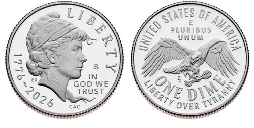 2026 S Emerging Liberty SILVER PROOF Dime SEMIQUINCENTENIAL - PRESALE