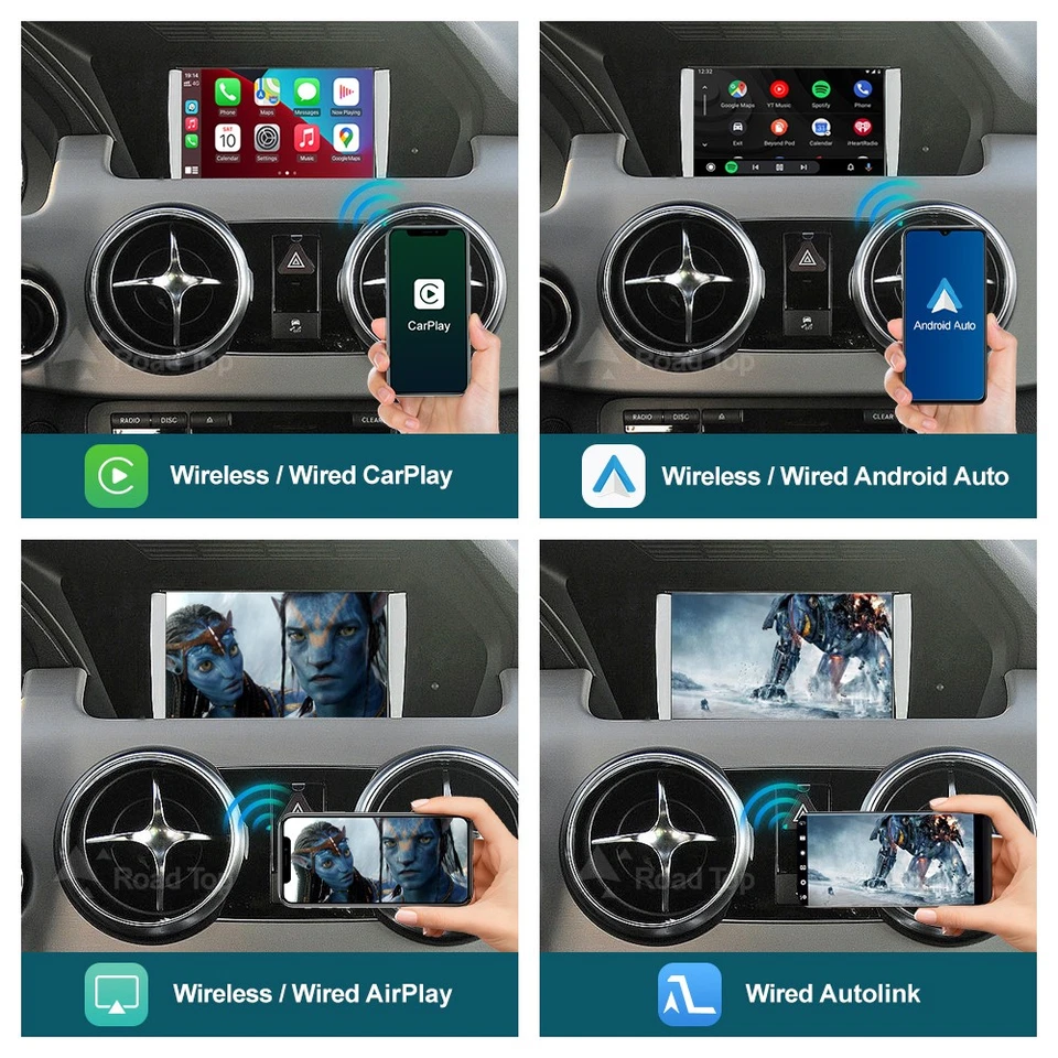 Wireless CarPlay Android Auto für Mercedes Benz GLK X204 2013-2015 NTG4.5 NTG4.7 - Bild 4 von 4