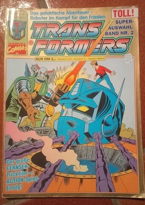 Vintage Transformers Comic Band 2 Condor Marvel Comics 1992 Zustand Gut Rar