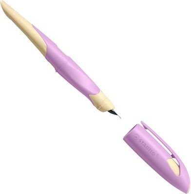 STABILO Füllhalter EASYbirdy L pastel Edition pink/apricot für Linkshänder