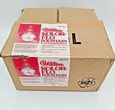 Kolor Flo Waterfall Lighted Fountain Wilton 306-2599 FOR REPAIR OR PARTS ONLY